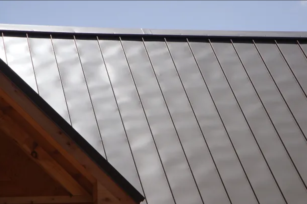 Oil Canning on a Metal Roof