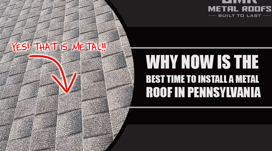 Metal roof installation Pennsylvania, PA roof replacement before winter, and metal roof financing Pennsylvania
